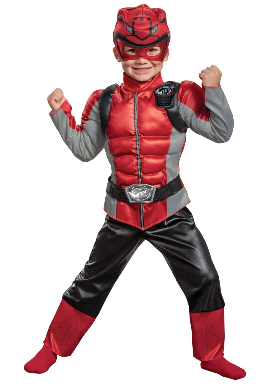 Kid's Power Rangers Beast Morphers Red Ranger Costume