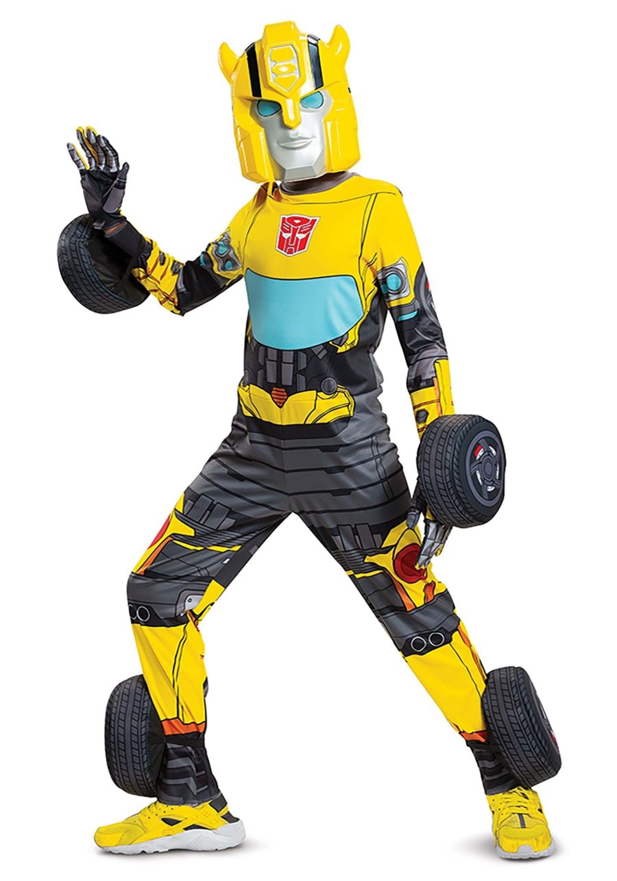 Kids Transformers Converting Bumblebee Costume