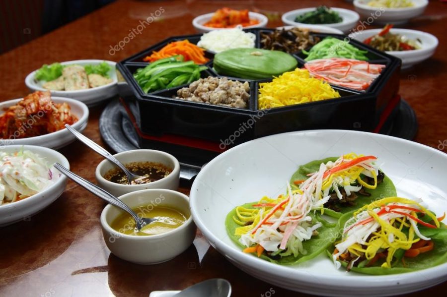 Korean cuisine set