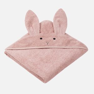 Liewood Augusta Hooded Towel - Rabbit Rose