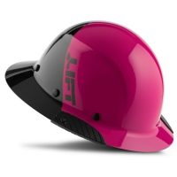 Lift Safety HDF50-21PK Dax 50/50 Fiber Full Brim Hard Hat Pink-Black