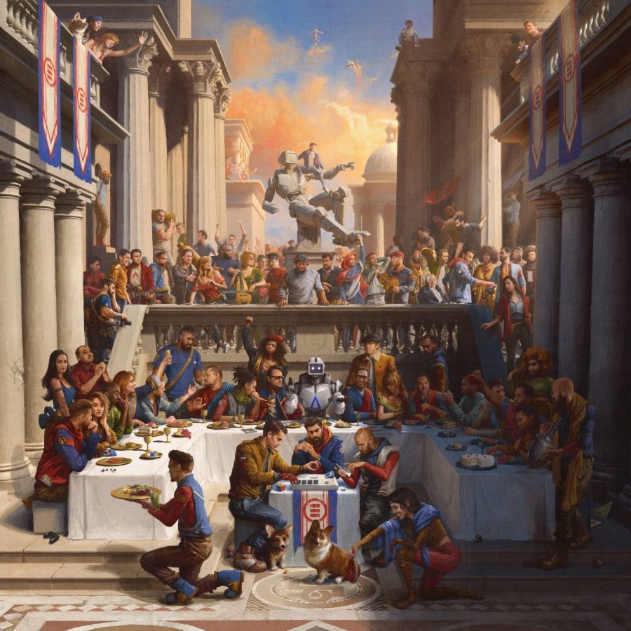 Logic Everybody Poster Hip Hop 2017 Art Album Cover Size 12x12" 24x24" 32x32"