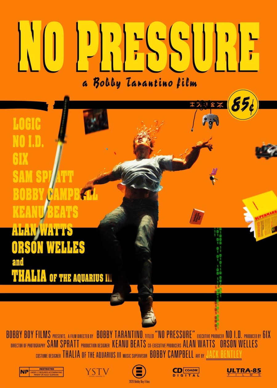 Logic No Pressure Poster 2020 Rap Album Cover Art Print Size 14x21 24x36" 27x40"