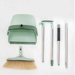 Long Handled Dustpan and Broom Set