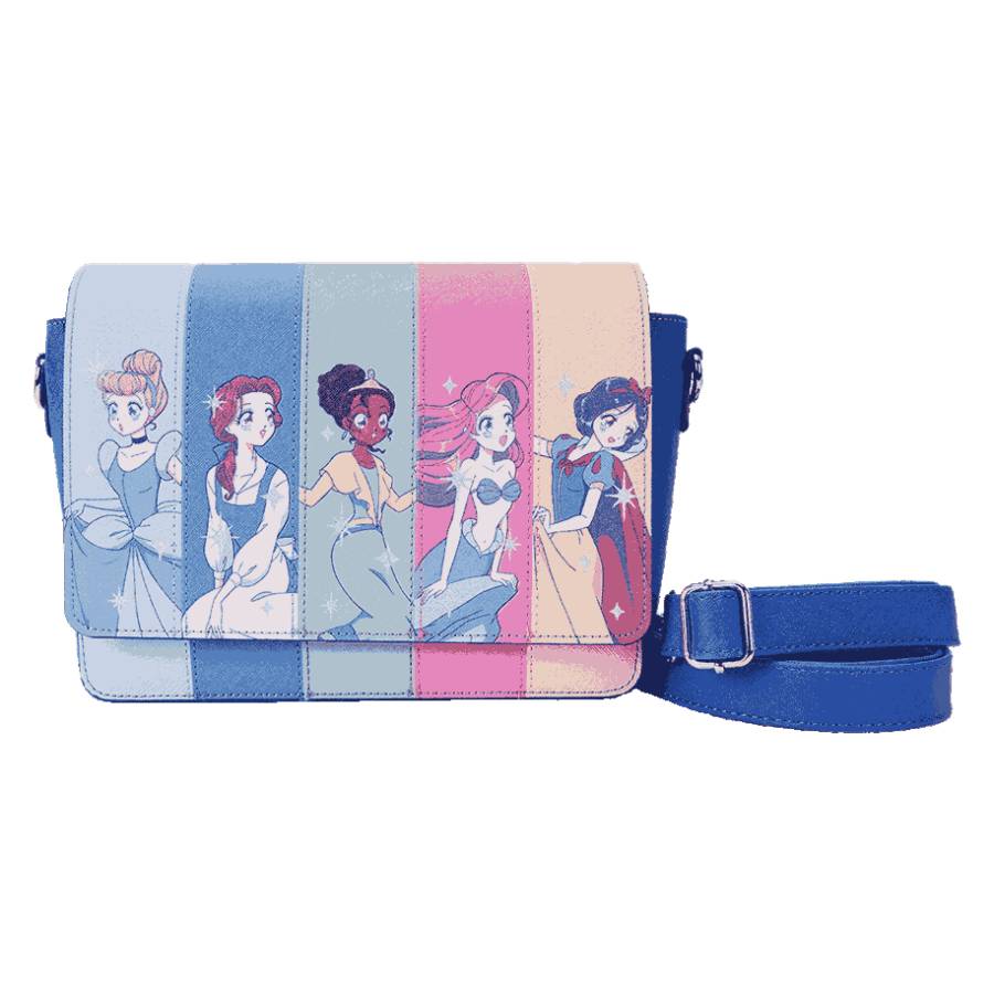 Loungefly Disney Princess Manga Style Crossbody Bag
