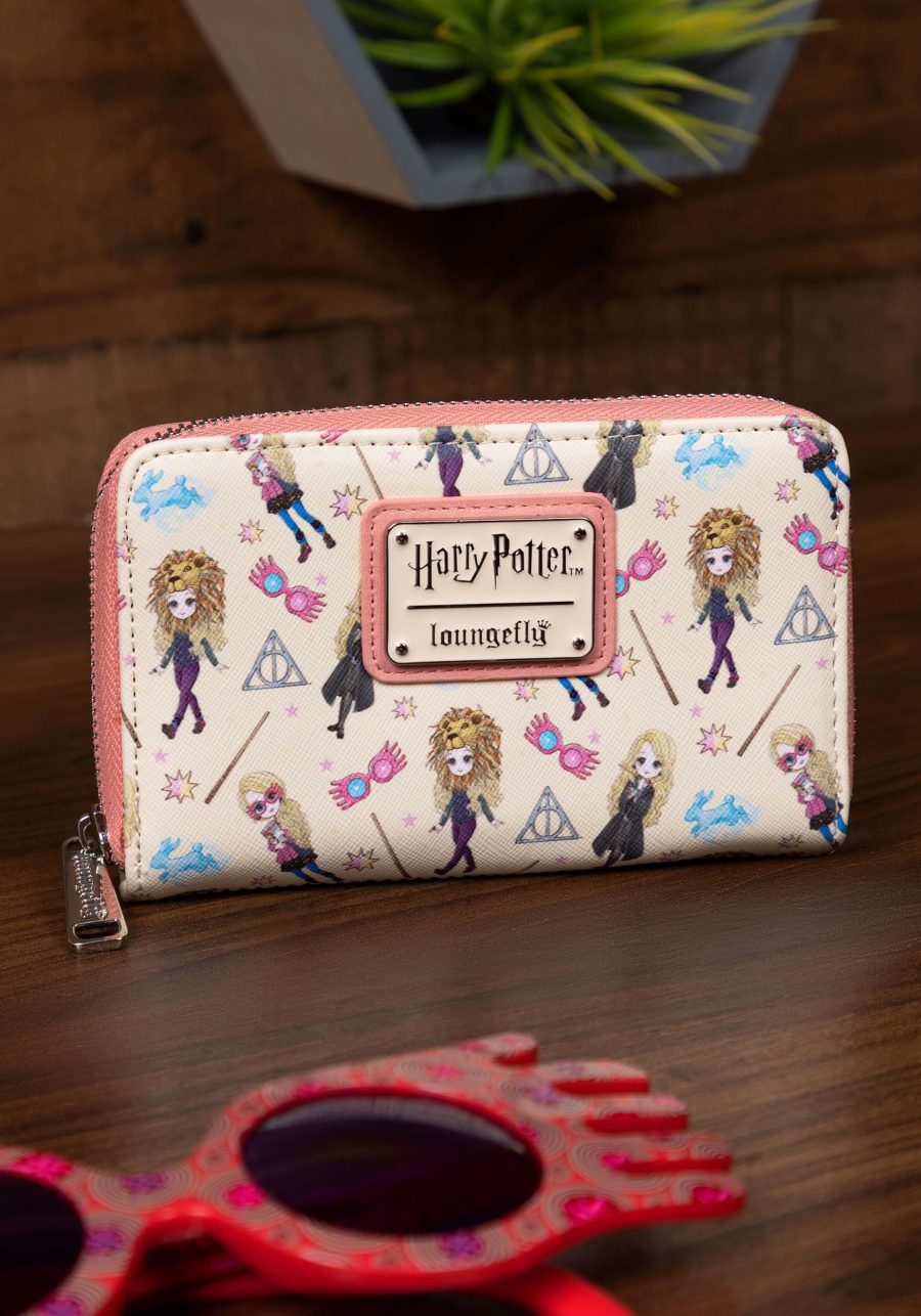 Loungefly Harry Potter Luna Lovegood AOP Ziparound Wallet