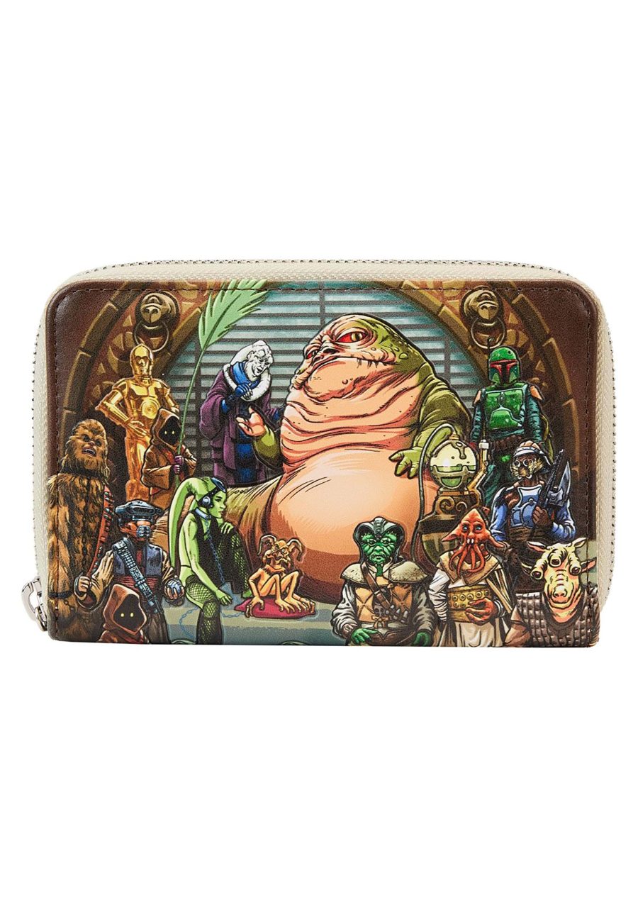 Loungefly Star Wars Jabba's Palace Scene Zip Wallet