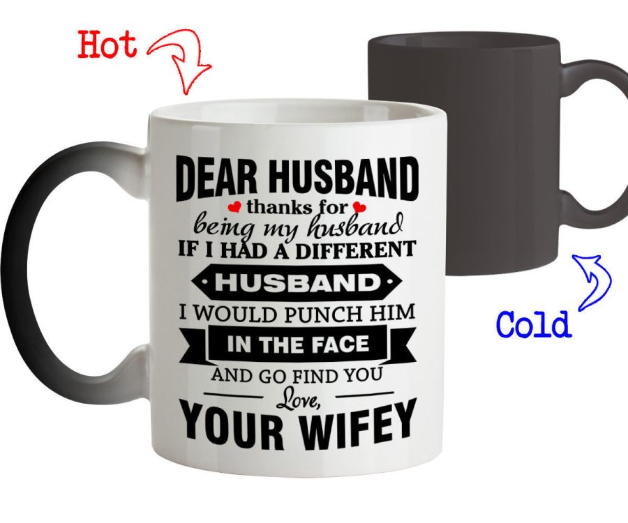 Magic Mug Gift for Husband Thanks for being my Husband Funny Gift for Him HHS