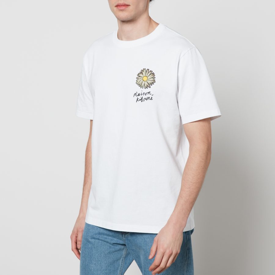 Maison Kitsuné Floating Flower Cotton Comfort T-Shirt - XL
