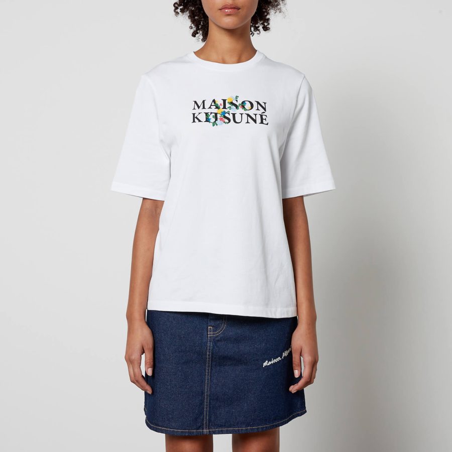 Maison Kitsuné Flowers Comfort Cotton-Jersey T-Shirt - XXS