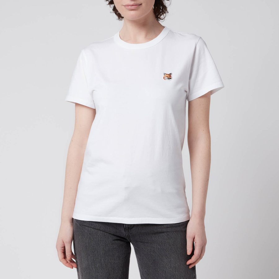 Maison Kitsuné Fox Motif Cotton-Jersey T-Shirt - L