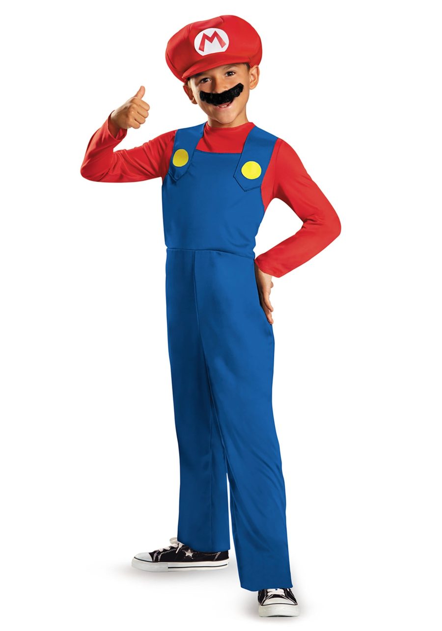 Mario Classic Boys Costume