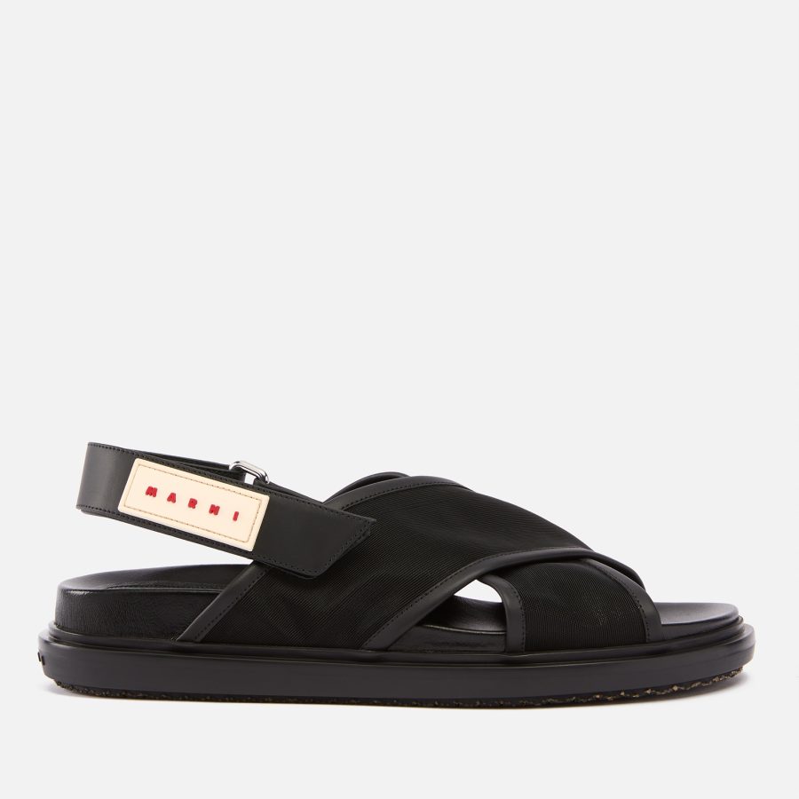 Marni Women's Fussbett Mesh and Leather Sandals - UK 5