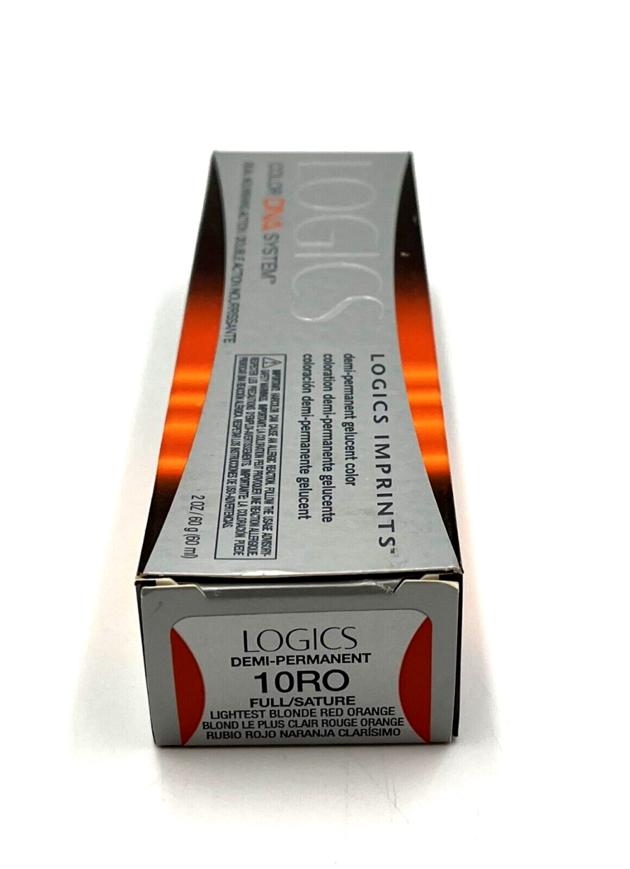 Matrix Logics DNA System Demi Permanent 10RO Lightest Blonde Red Orange 2 oz