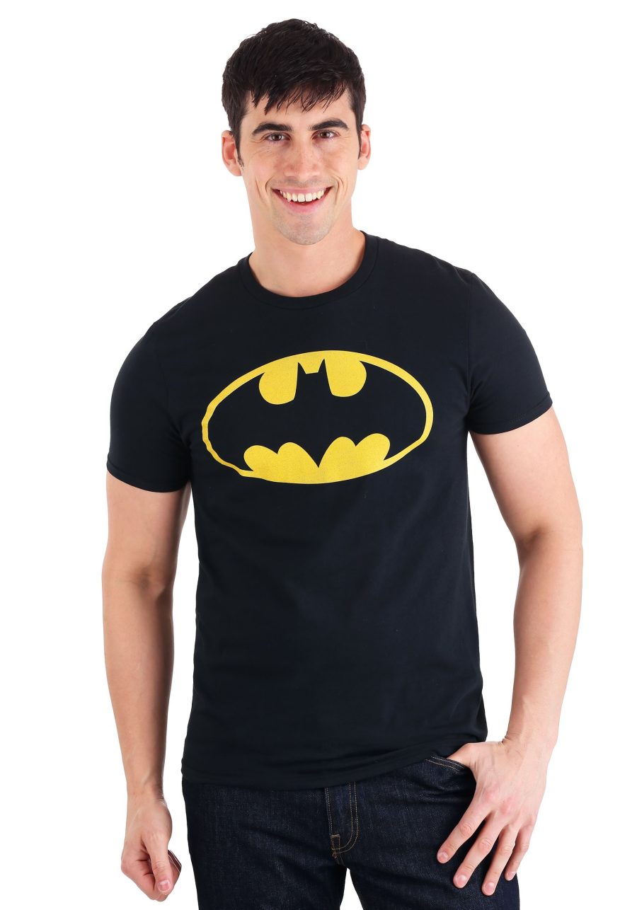 Men's DC Comics Batman Logo Black T-Shirt