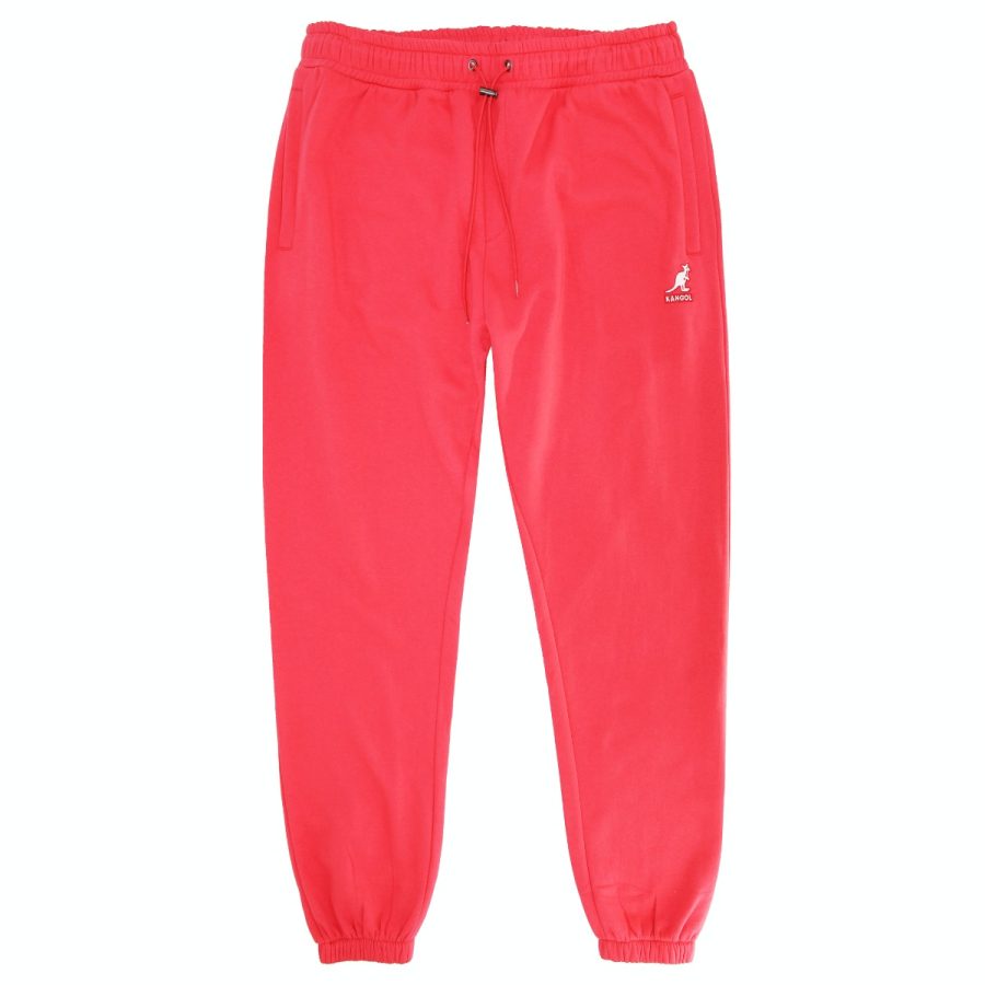 Men's Embroidered Jogger - Coral/L