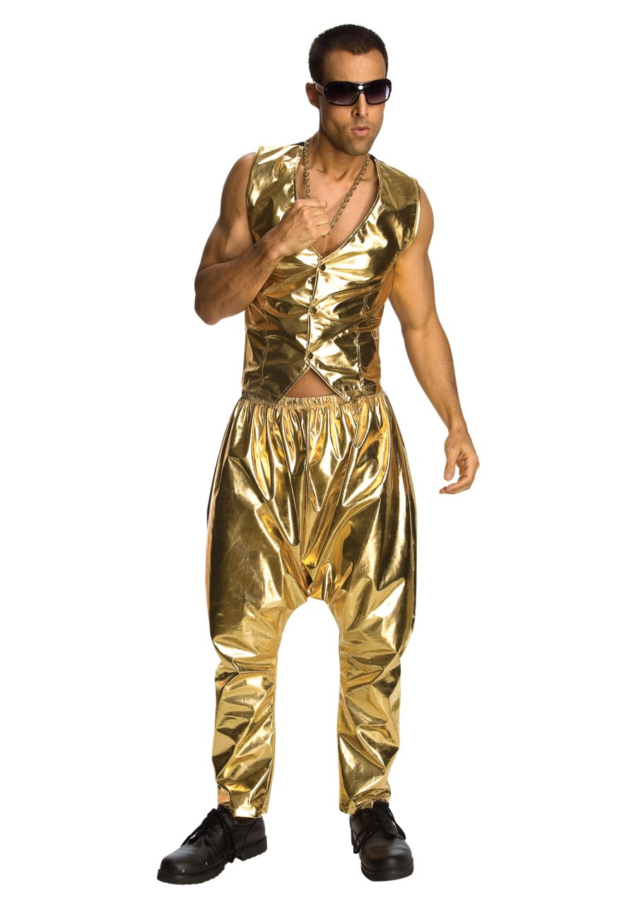 Men's MC Hammer Gold Pants