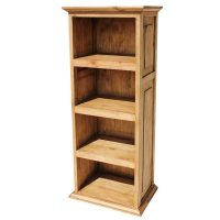 Mexican Rustic Pine Small Torres Bookcase
