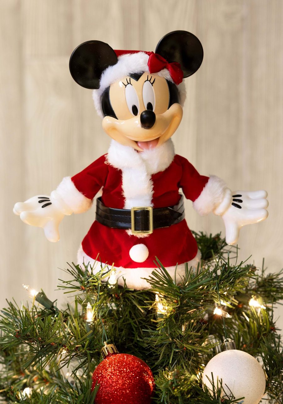 Minnie Mouse 8 1/2-Inch Christmas Treetopper