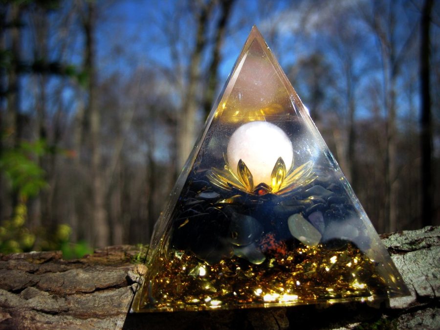 Moon Lotus Orgone Energy Pyramid cleanses and refresh ENERGY