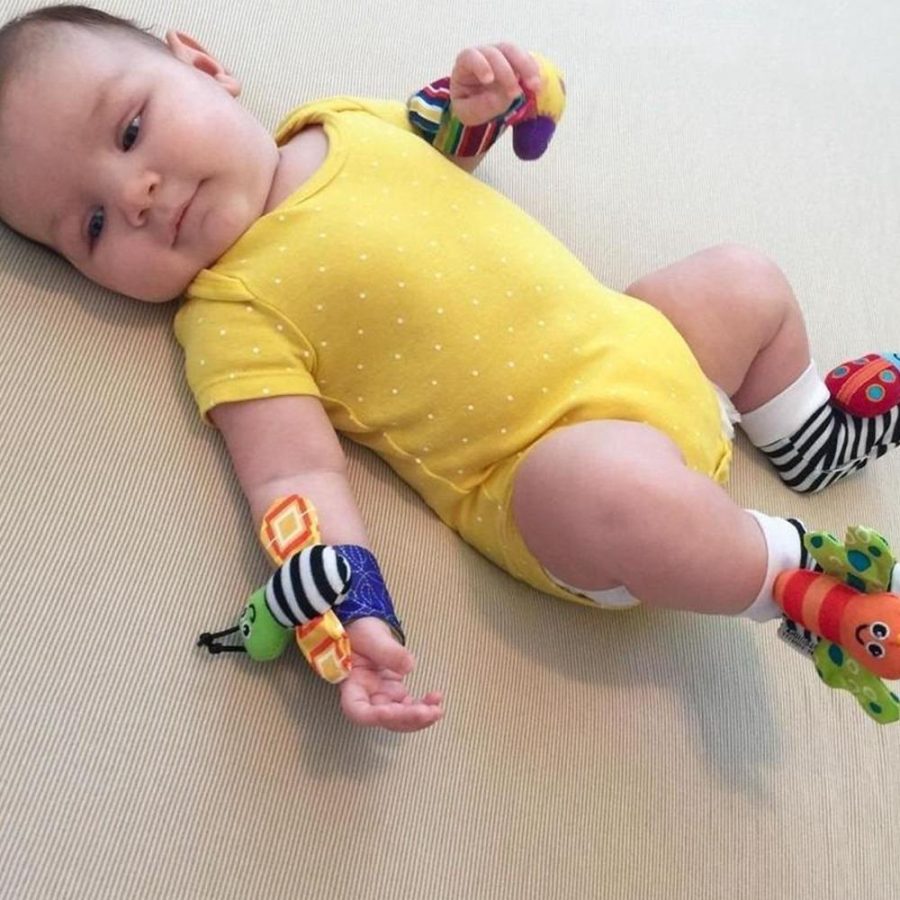 Multicolor Baby Wrist Rattles And Foot Finders