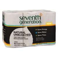 Natural Unbleached 100% Recycled Bath Tissue, 2-Ply, 400 Sheet/Mega Roll, 48/Ctn