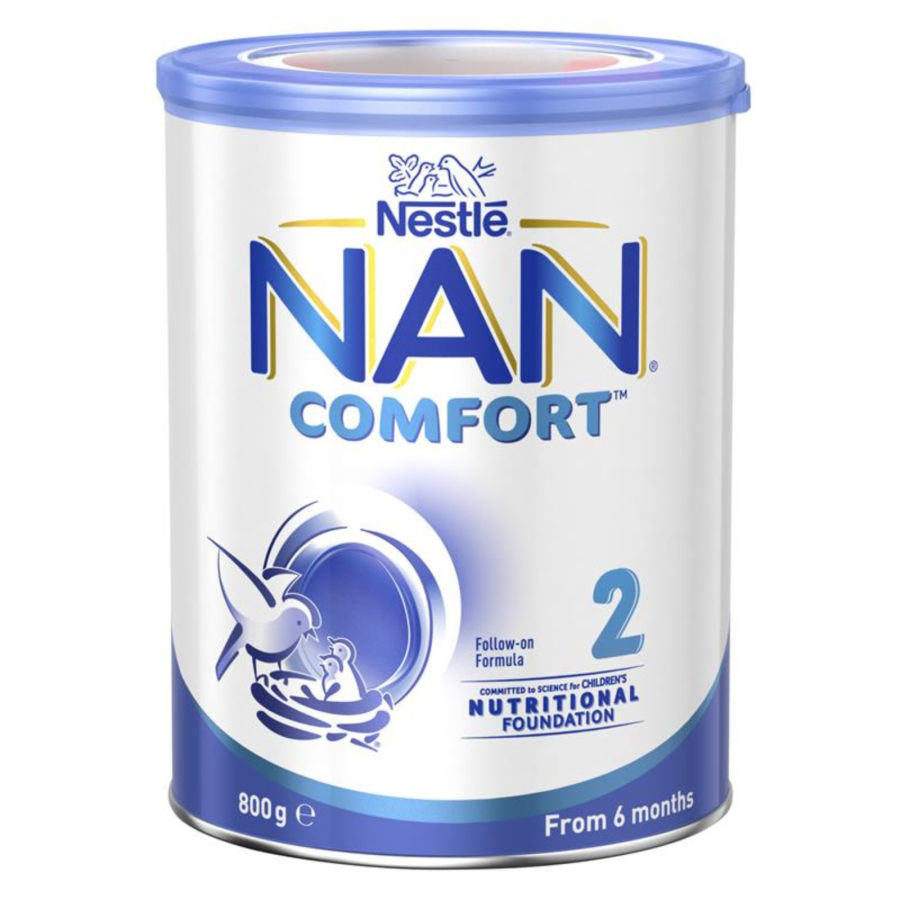 Nestle NAN COMFORT 2 Baby Follow-on Formula Powder, From 6 to 12 Months - 800g