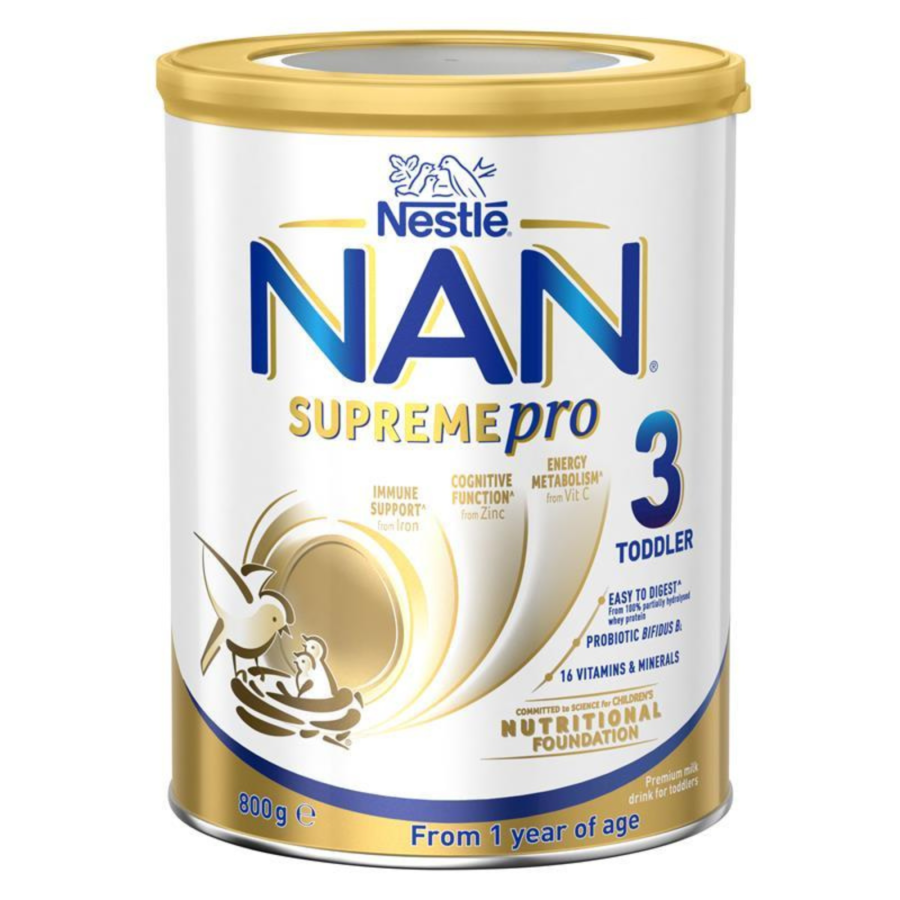 Nestle NAN SUPREMEpro 3 Premium Toddler Milk Drink Powder, From 1 year - 800g