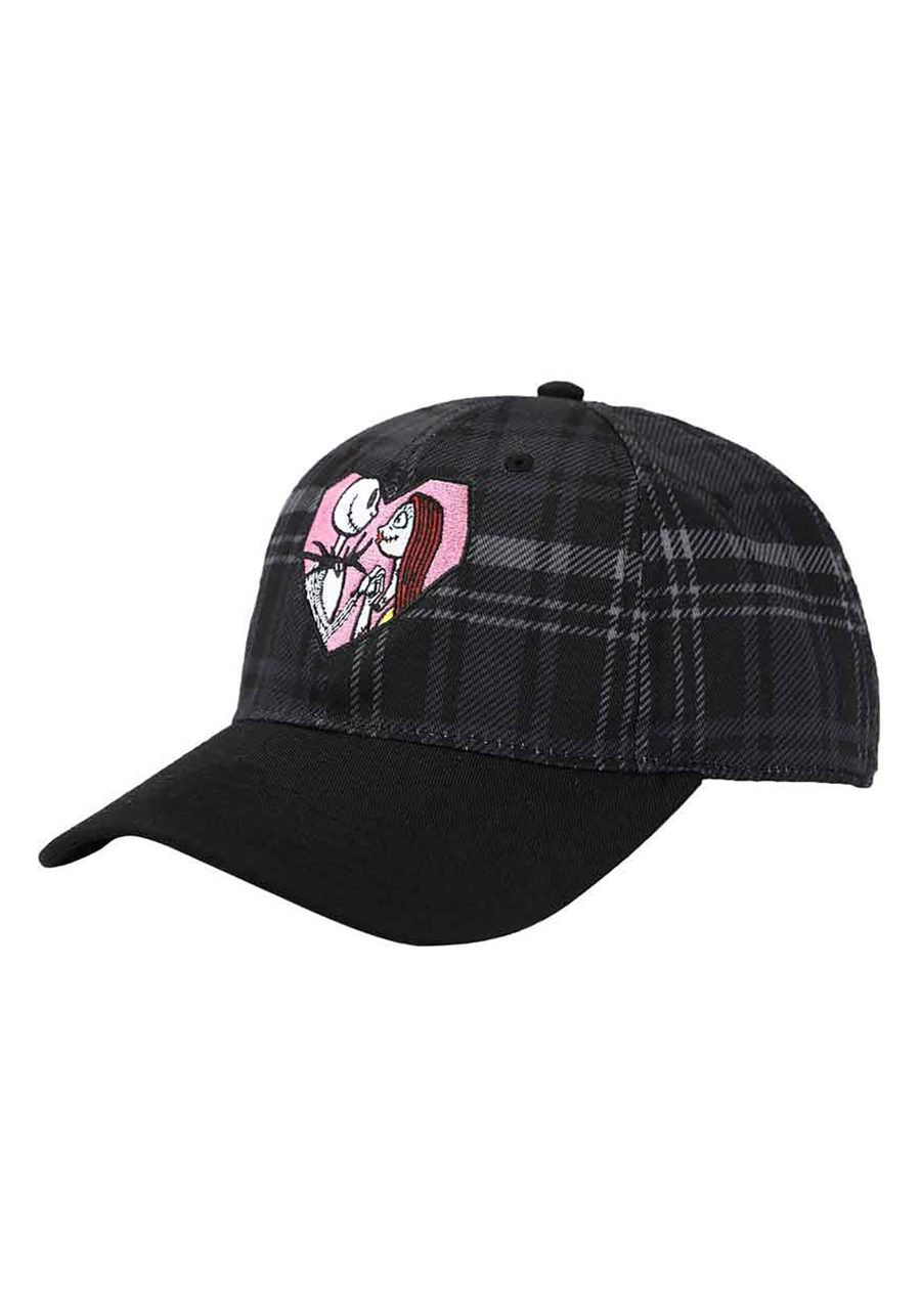Nightmare Before Christmas Jack & Sally Embroidered Hat