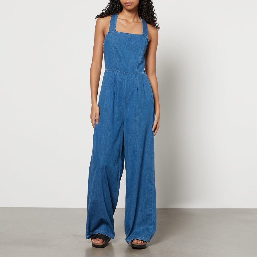 Nobody's Child x Happy Place by Ferne Cotton-Chambray Maisie Jumpsuit - UK 10