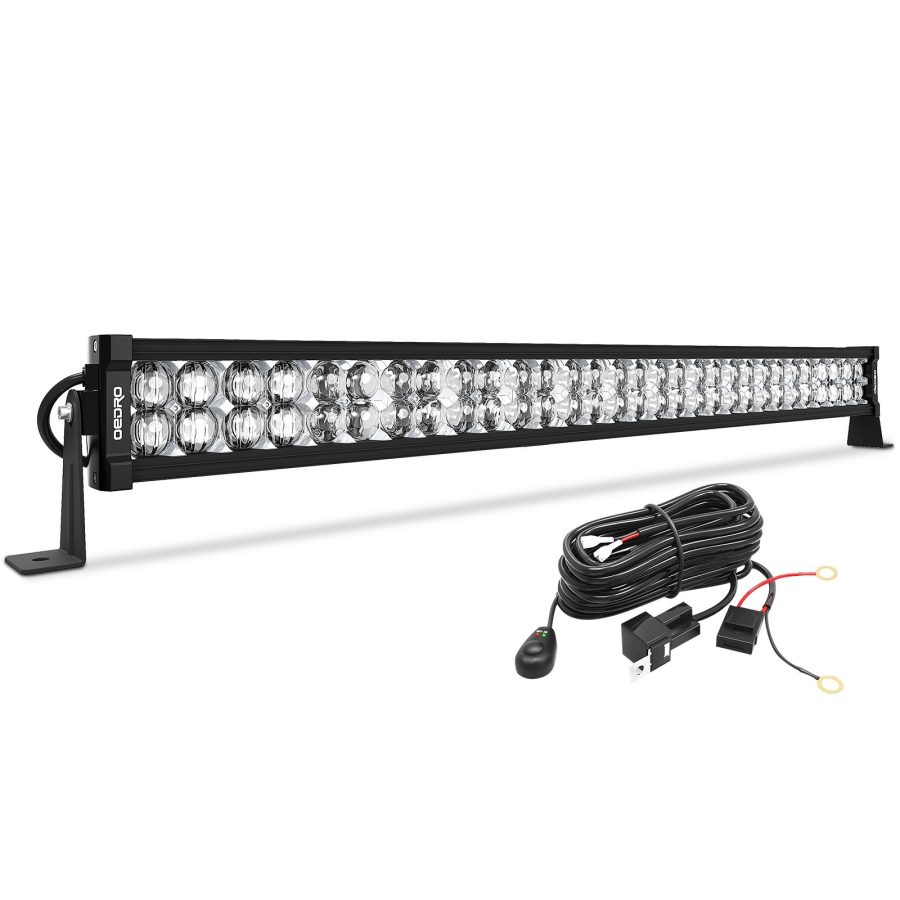OEDRO 32" 400W LED Light Bar Spot & Flood Combo Beam + Wiring Harness