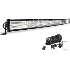 OEDRO 42" 1128W Curved Quad-Row LED Light Bar & Wiring Harness