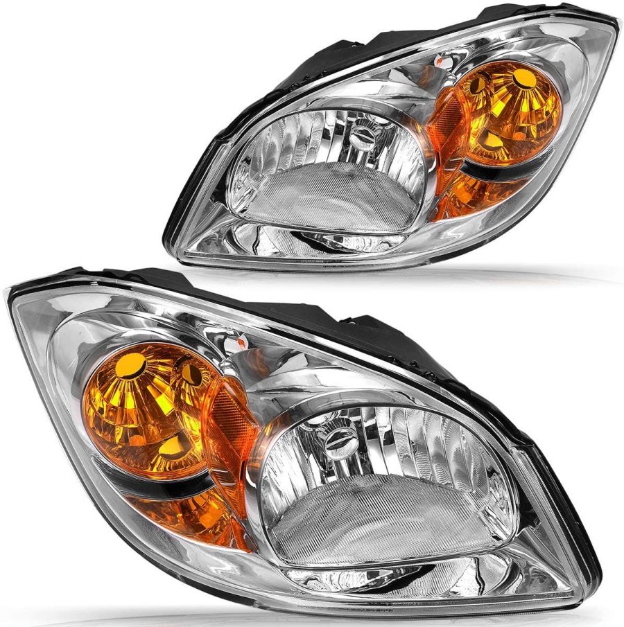 OEDRO Headlight Assembly 2005-2010 Chevy Cobalt/ 2007-2010 Pontiac G5/ 2005-2006 Pontiac Pursuit