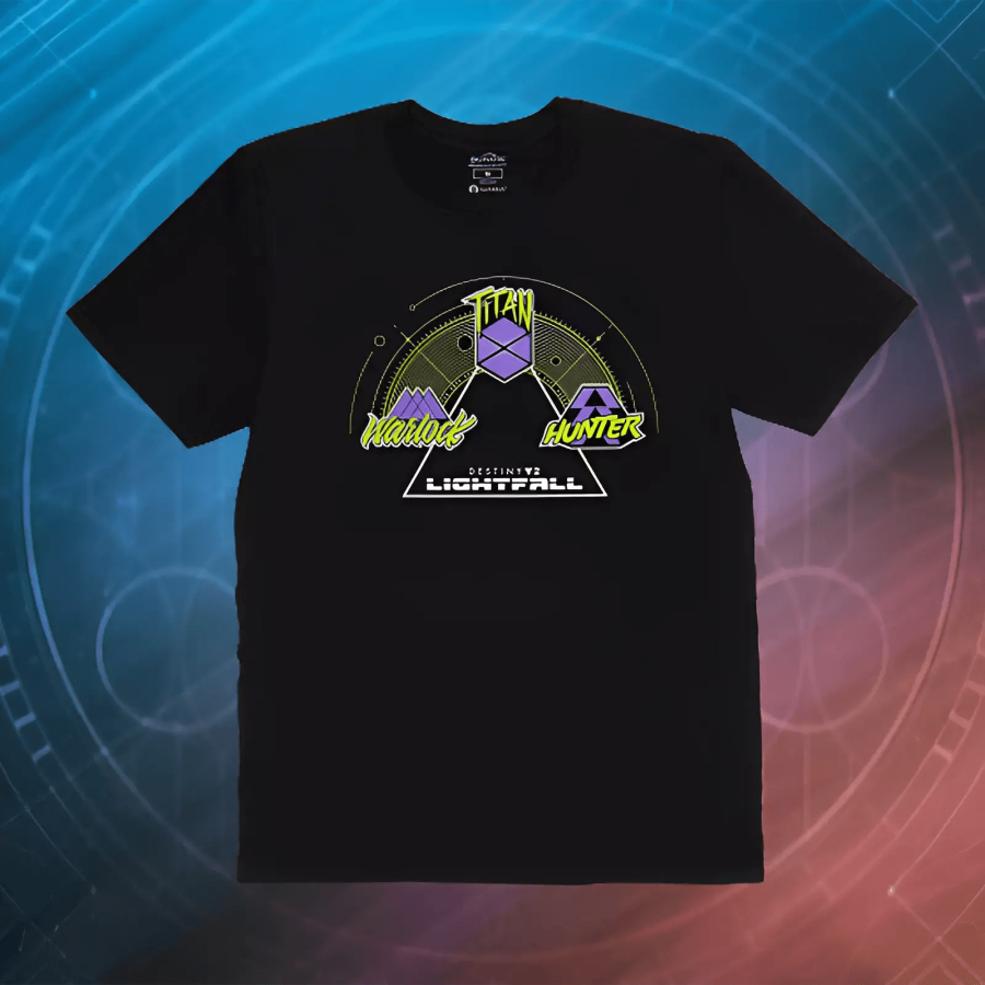 Official Destiny Lightfall Synthwave T-Shirt