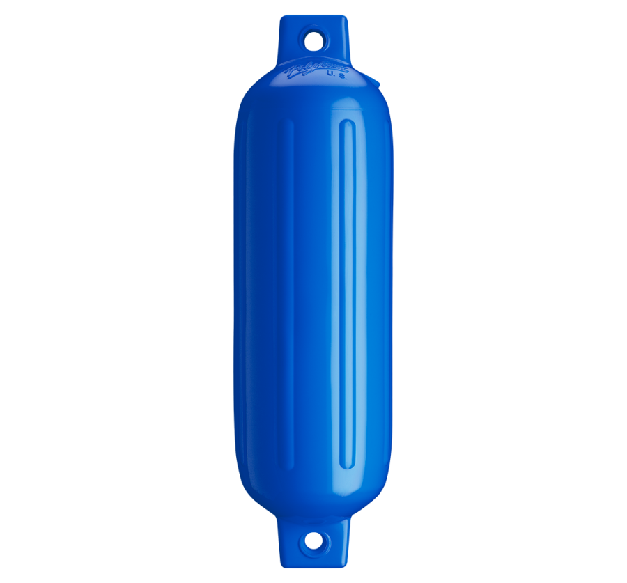 POLYFORM G-3-BLUEWO U.s. Twin Eye Fender 5.5 X 19 - Blue W/air Adapter