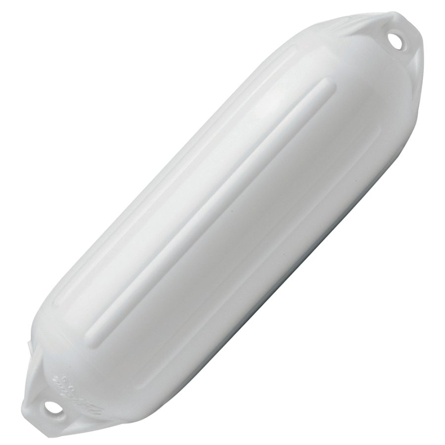 POLYFORM NF-4 WHITE NF-4 HEAVY DUTY TWIN EYE FENDER 6.4 INCH X 21.6 INCH WHITE