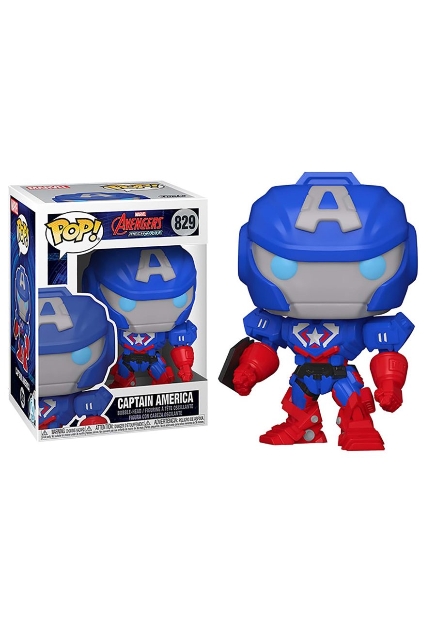 POP Marvel: Marvel Mech- Captain America Figure