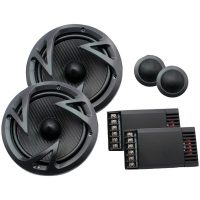 POWER ACOUSTIK EF-60C Edge Series 6.5 INCH 500-Watt 2-Way Component Speaker System