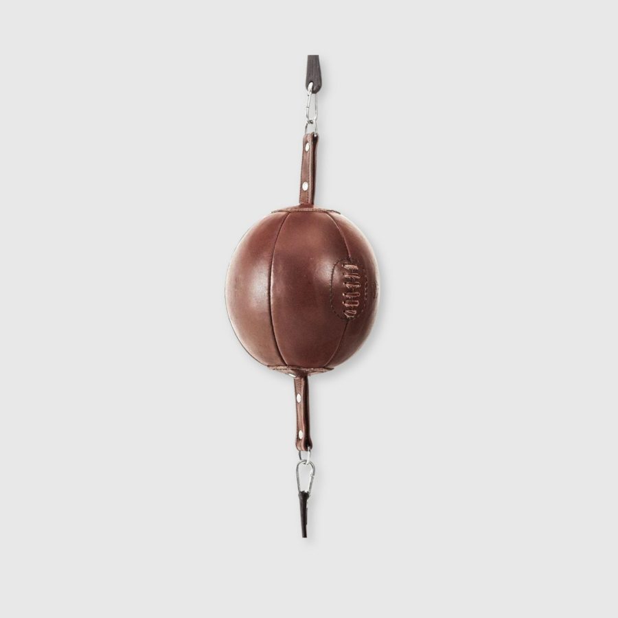 PRO Heritage Brown Leather Boxing Speed Ball, Double End