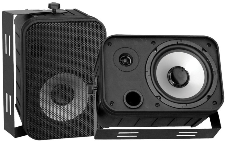 PYLE PDWR50B Speakers 6.5 INCH Black Outdoor Pro (Pair)