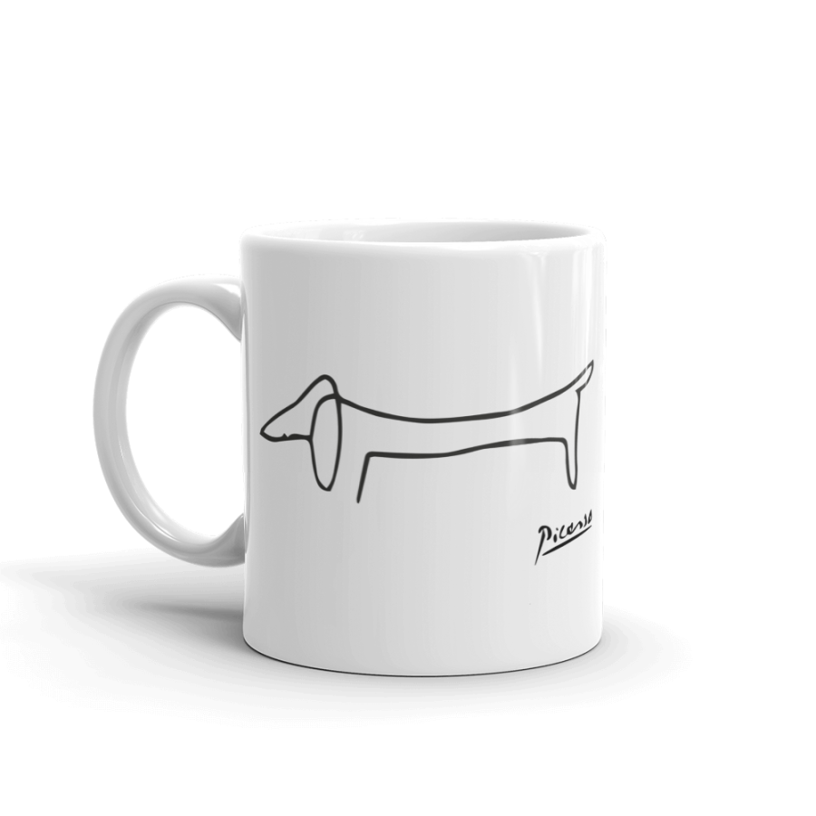 Pablo Picasso Dachshund Dog (Lump) Artwork Mug