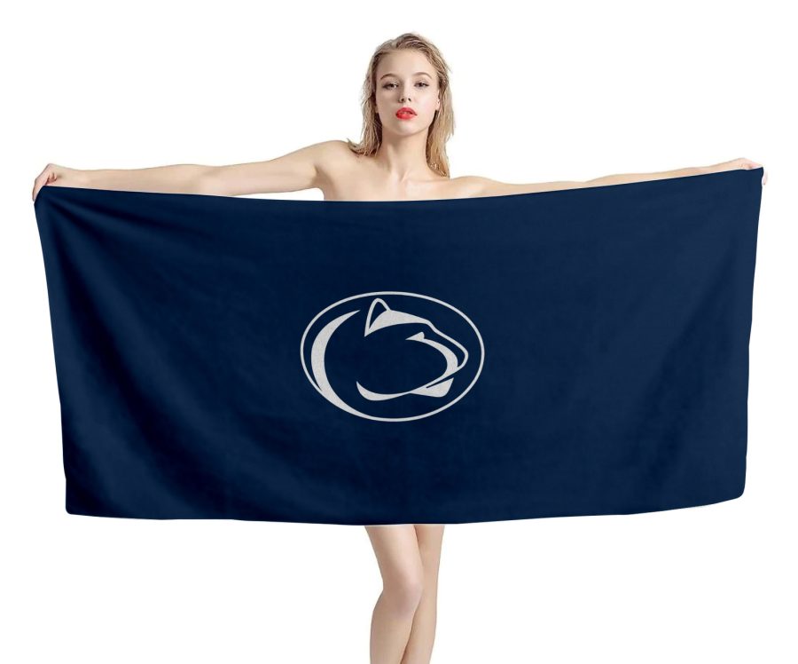 Penn State Nittany Lions NCAAF Beach Bath Towel Swimming Pool Holiday Gift