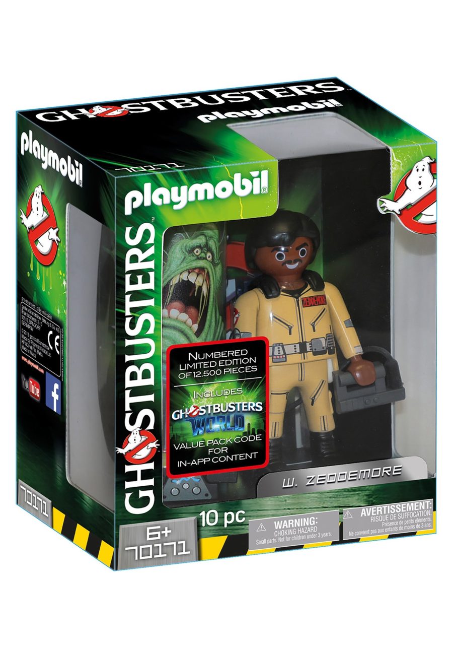 Playmobil Ghostbusters Collector's W. Zeddemore Figure