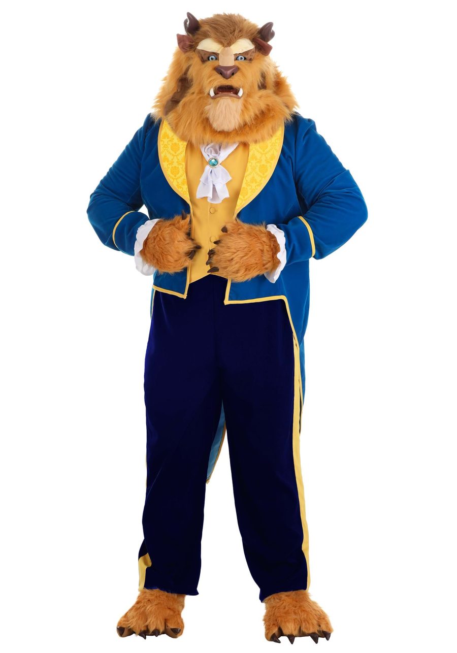 Plus Size Beauty and the Beast Men's Authentic Beast Costume