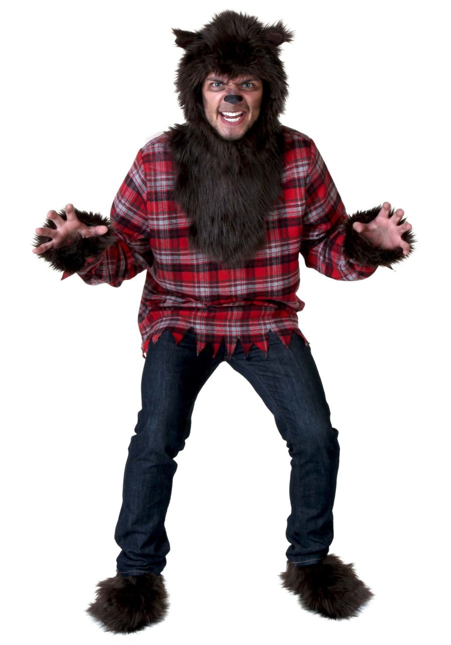 Plus Size Fierce Werewolf Men's Costume