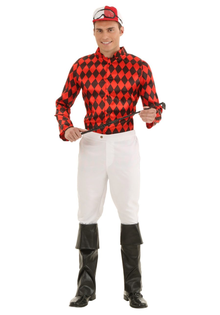 Plus Size Horse Jockey Men's Costume