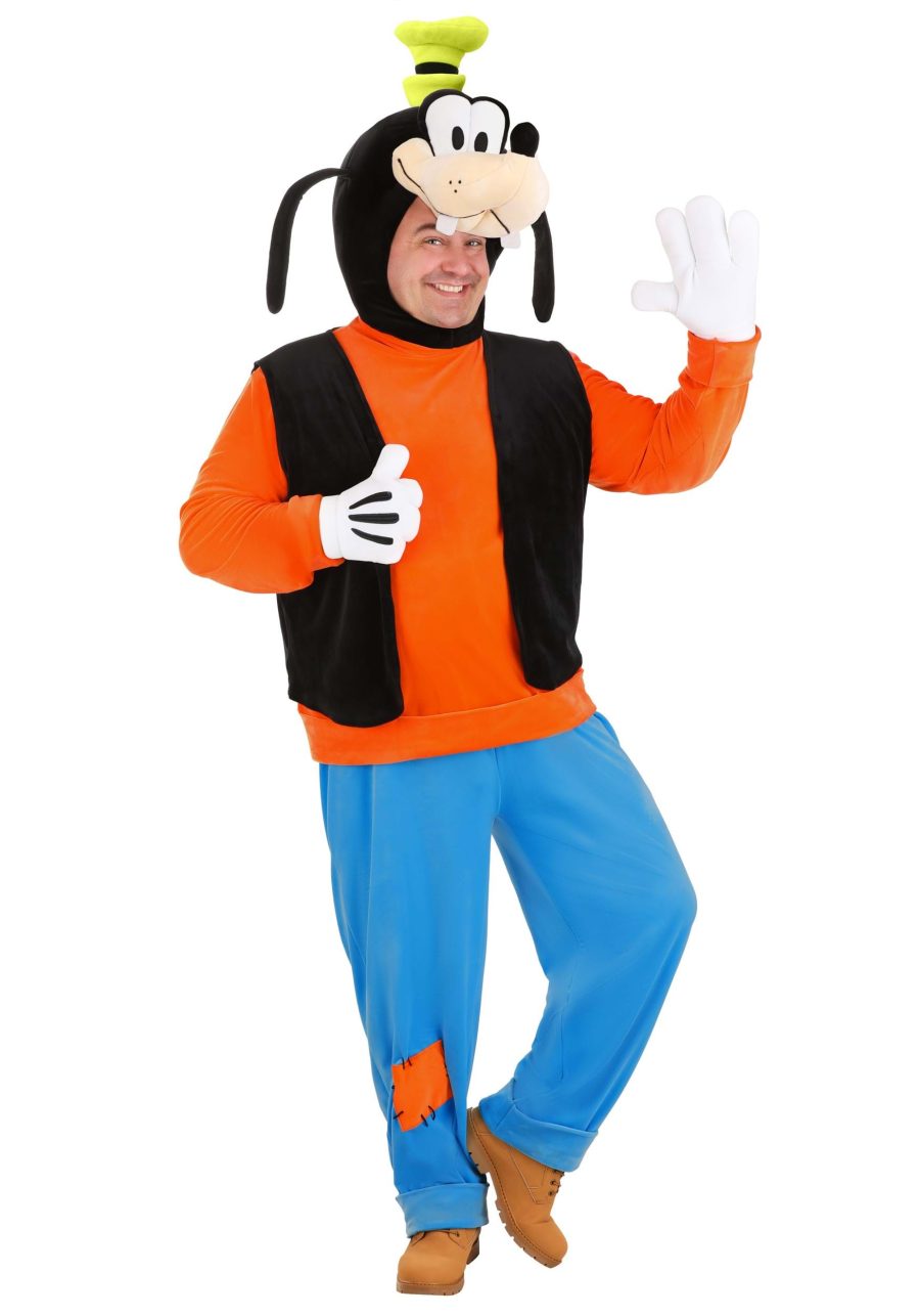 Plus Size Men's Deluxe Goofy Costume