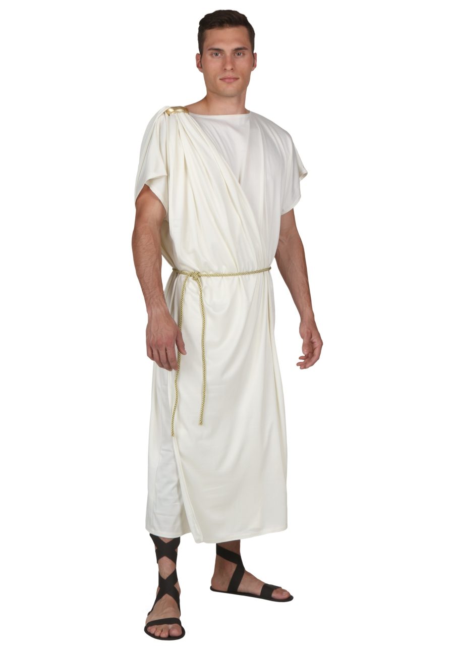Plus Size Roman Men's Toga Costume