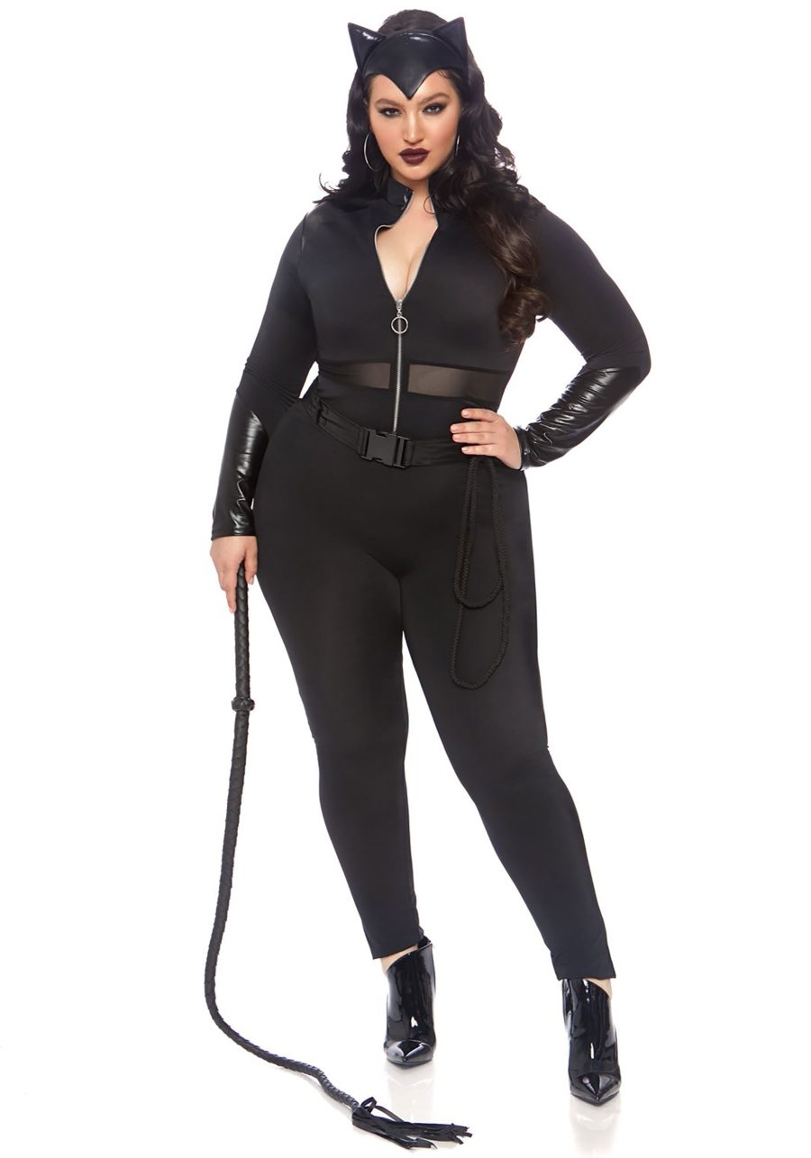 Plus Size Women's Sultry Supervillain Costume