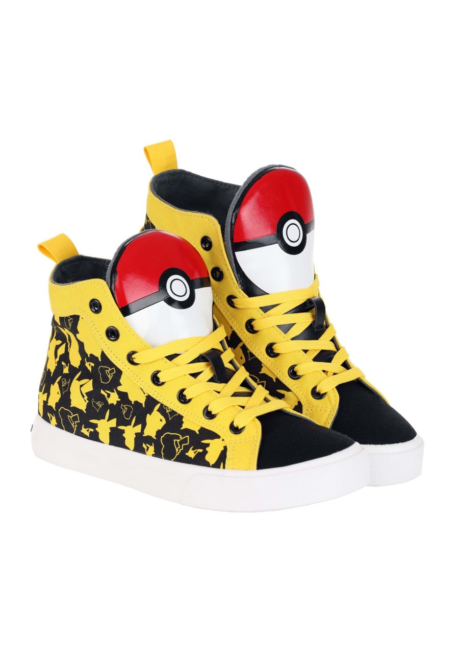 Pok??mon Pikachu High Top Adult Shoes